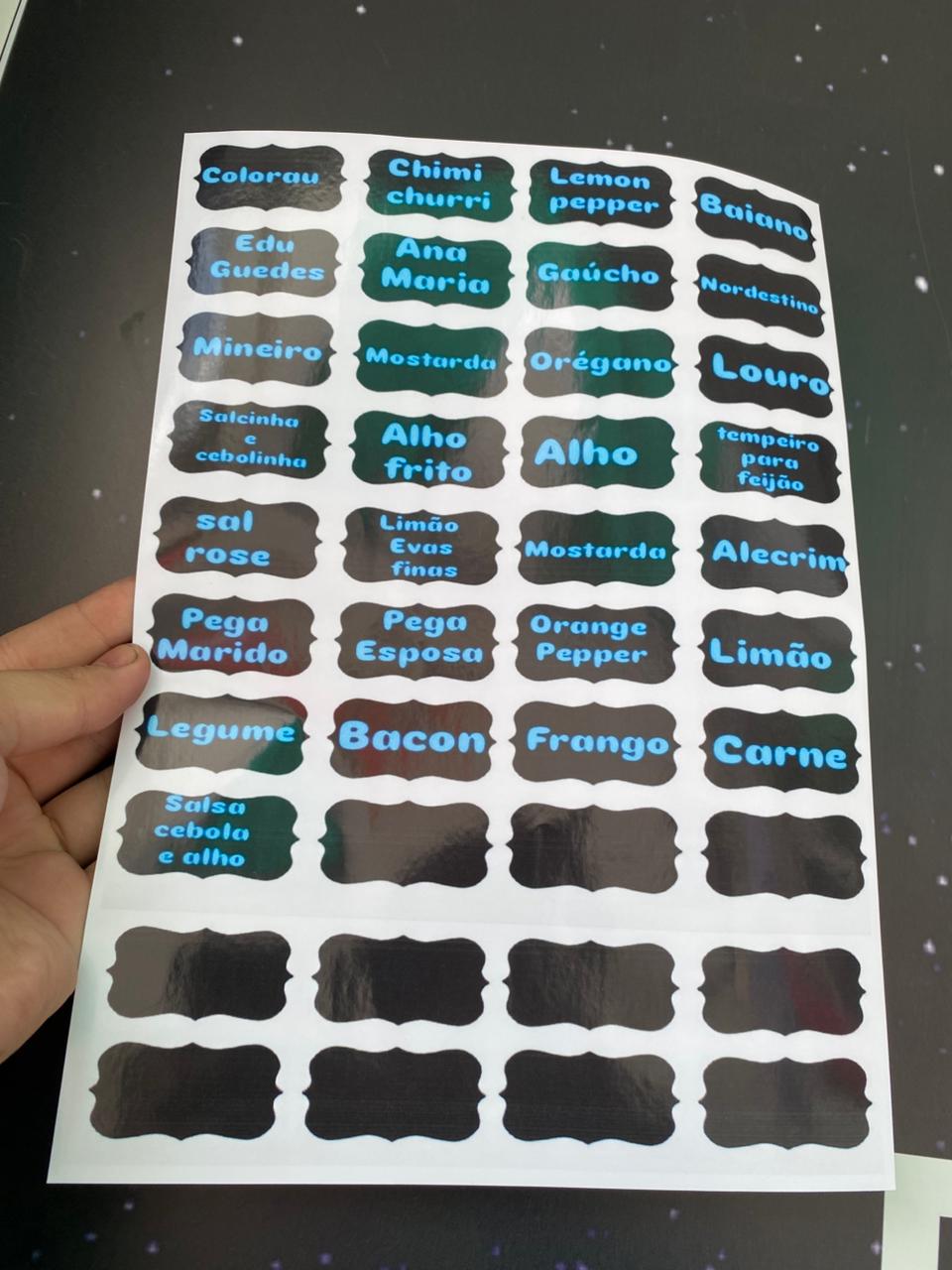 Etiquetas Personalizadas